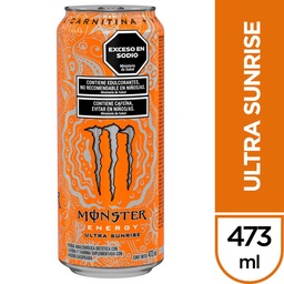 Bebida Energizante Monster Ultra Sunrise 473 ml