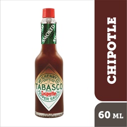 Salsa Tabasco Chipotle Picante Bot 60 ml