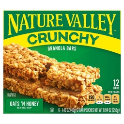 Barra Cereal Avena y Miel Nature Vall Cja 253 grm