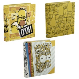 Carpeta Escolar Mooving 3x40 Simpsons Surtido 1 Unidad