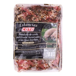 Bondiola  de Cerdo Finas Hierbas 740gr x kg