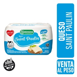 Queso Saint Paulin Light La Serenísima - Unidad Aprox. 450g