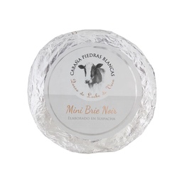 Queso de Vaca Minibrie Noir Piedras Blancas x 1 Kgm