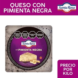 Queso con Pimienta Negra Santa Rosa x kg