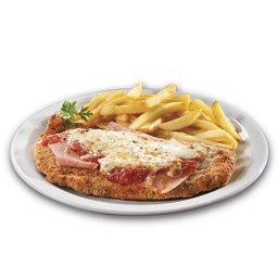 Milanesa Napolitana con Papas Fritas