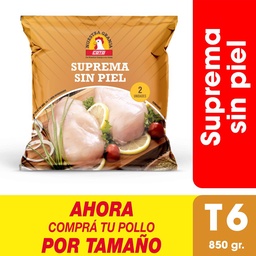 Supremas Sin Piel x uni (850 gr) Refrigerados