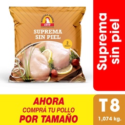 Supremas Sin Piel x uni (1.074 kg) Refrigerados