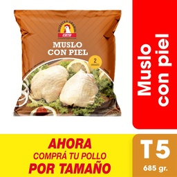 Muslo con Piel x uni (685 gr) Refrigerados