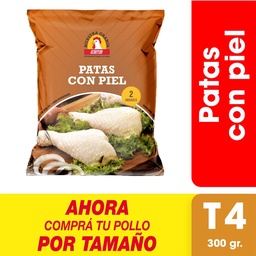 Pata con Piel x uni (300 gr) Refrigerados