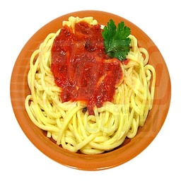 Spaguettis con Salsa Rotiseria