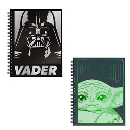 Cuaderno Mooving Espiral 16x21 Tapa Dura 80Hj Star Wars Surtido 1 Unidad