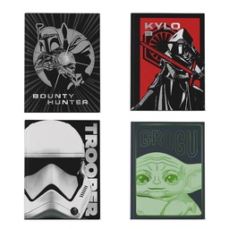 Cuaderno Mooving Cosido 16x21 Cosido 48Hjs Star Wars Surtido 1 Unidad