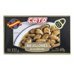 Mejillones en Escab Coto Fra 111 grm