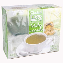 Mate Cocido Ciudad Del Lago Caja 50 Saquitos