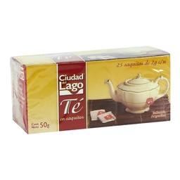 Té Ciudad Del Lago Caja 25 Saquitos