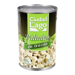 Palmitos en Trozos Ciudad Del Lago Lata 400 gr