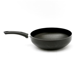 Wok Antiadherente Línea Gourmet Multiflon  28 cm Gris