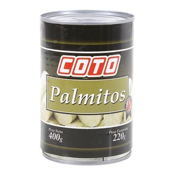 Palmitos Enteros Coto Lata 400 gr