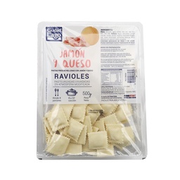 Ravioles Muzzarella Jamón Ciudad Del Lago 500g