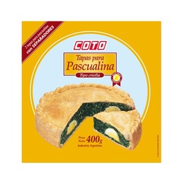 Tapa para Pascualina Criolla Coto 400g