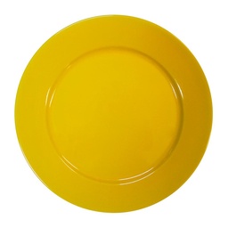 Plato Postre 21cm Solido Amarillo . . .