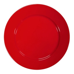 Plato Playo 28cm Solido Rojo . . .