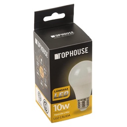 Lámpara Led Bulbo Top House Calida 10 W E27   Caja 1 Unidad