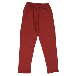 Pantalon Niño/a Colegial Color Bordo Sin Puño Frisa Talle 8