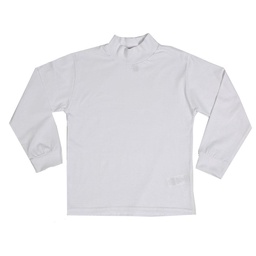 Polera Media Niño/a Colegial Blanca Talle 12