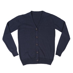 Sweater Niño Cardigan Colegial Azul Talle 8