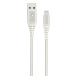 Cable Usb Lightning Top House Mc-109a-wh Mallado Blanco