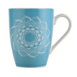 Jarro Mug Mandala Celest 295 cc