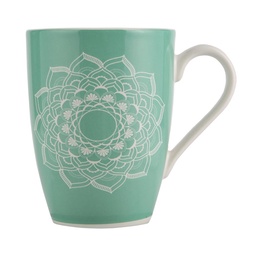 Jarro Mug Mandala Verde 295 cc