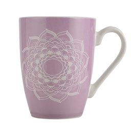 Jarro Mug Mandalas Rosa 295 cc