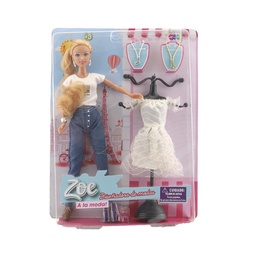 Muñeca Oki Zoe Fashion con Vestimenta 30 cm