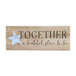 Cuadro Placa Together 15 x 40 cm