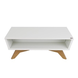 Mesa Ratona Home Studio Blanco Natural 100 cm