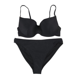 Traje de Baño Mujer Bikini Push Up Negro Talle S