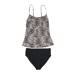 Traje de Baño Mujer Tankini Leopard Talle l