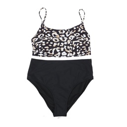 Traje  de Baño Mujer Tankini Animal Talle Xxl