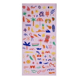 Playero Kids Estampado Microfibra 70x140 cm