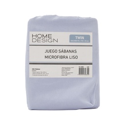 Juego de Sabanas Twin Microfibra Lisa