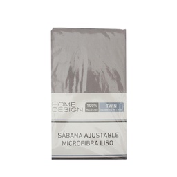 Sabana Ajustable Twin Microfibra Lisa