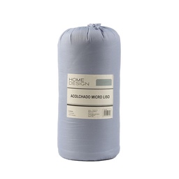 Acolchado Microfibra Liso Twin Lavanda