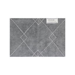 Alfombra Baño Rombos Gris 40x60 cm