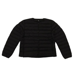 Campera Dama Clasica S/cuello Negro Talle 40