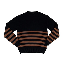 Sweater Hombre Cuello Redondo Panal Rayado Talle S . . .