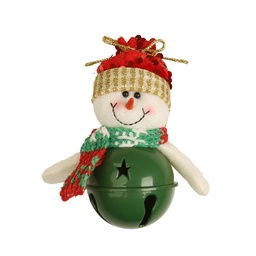 Colgante Snowman 8X6x13cm Clasico