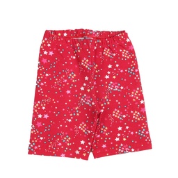 Calza Niña/o Ciclista Estampado Estrellas Rojo Talle 1