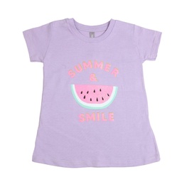 Remera Niña/o Mc Estampada Lila T2